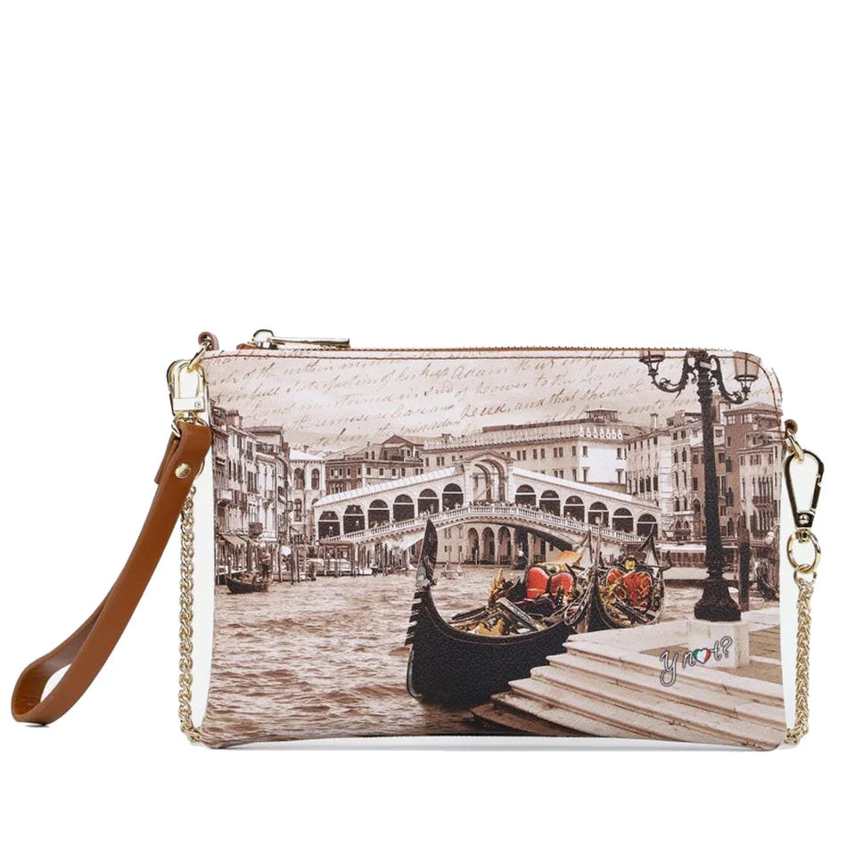Y NOT? Olasz Női Pochette Táska Venice Postcard YES-384